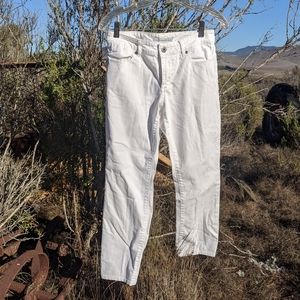 Chico's white denim pants